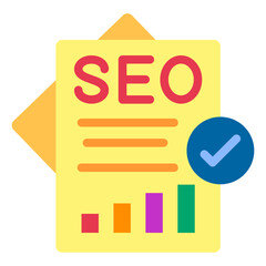 SEO Report Vector Design Icon Style