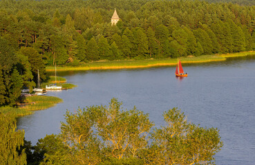Kaszuby Jezioro Radolne © Wojciech Lisiński