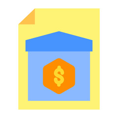 Mortgage Vector Design Icon Style