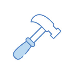 Hammer vector icon stock illustration