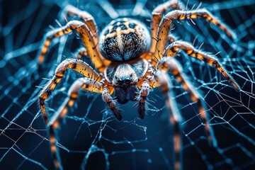 Close-up Spider Banner