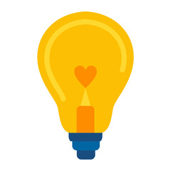 Light Bulb Vector Design Icon Style