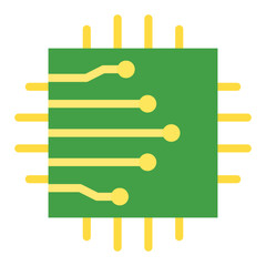 Circuit Board Vector Design Icon Style