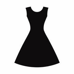 Elegant wedding dress on a mannequin isolated on white background