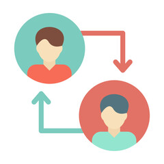 Fototapeta premium Engagement Vector Design Icon Style