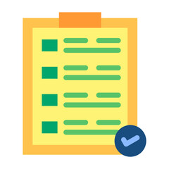 Fototapeta premium Survey Vector Design Icon Style