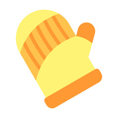 Oven Mitt Vector Design Icon Style