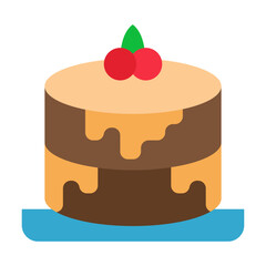 Cake Vector Design Icon Style