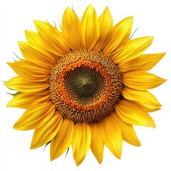 Obraz premium A vibrant yellow sunflower with many petals blooms brightly