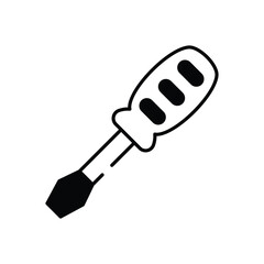 Screwdriver vector icon stock illustration