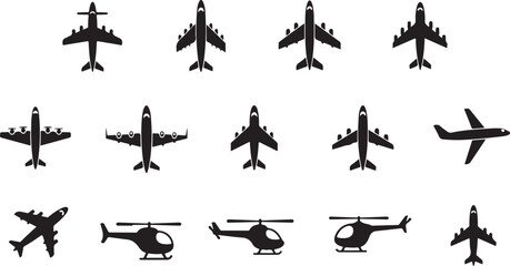 flight icon or logo isolated sign symbol vector illustration - Collection of high quality black style vector icons
