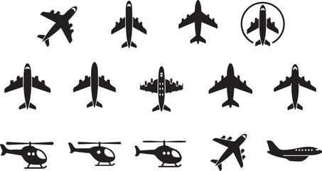 flight icon or logo isolated sign symbol vector illustration - Collection of high quality black style vector icons
