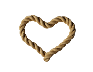 heart made of rope