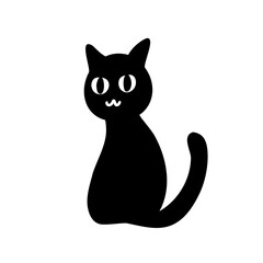 シンプルな猫のイラスト素材