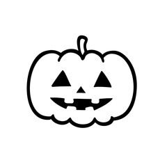 シンプルなカボチャのイラスト素材