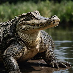 Fototapeta premium alligator in the everglades