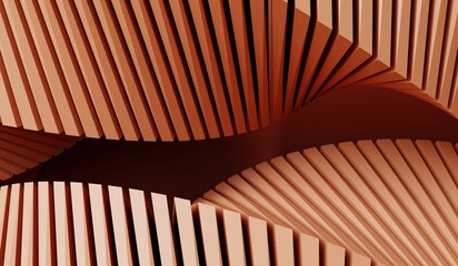 Naklejka premium Abstract background, spiral circle, 3D illustration