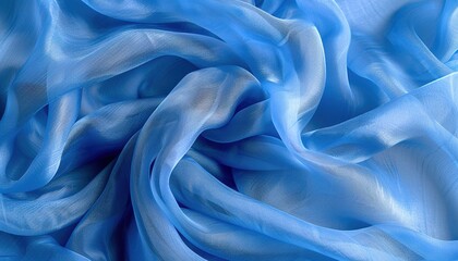 Fototapeta premium blue silk background