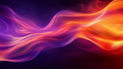 Obraz premium Generic Vibrant Orange Moment Purple Colorful High