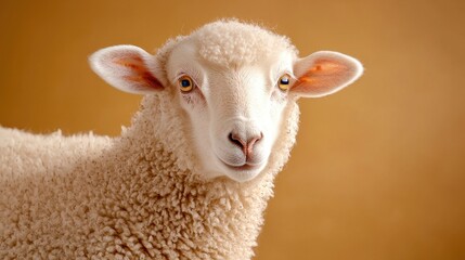 Ultra-soft white sheep fur close-up, warm and fluffy texture with fine fiber details, cozy winter wool background.