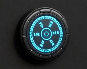 Futuristic Control Panel.