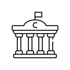 Court  Vector icon