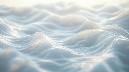 Obraz premium DesignCreativity Subtle Wave View Detail Curves Elegant