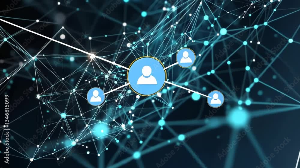 Poster understanding network connections and data flow in a digital environment