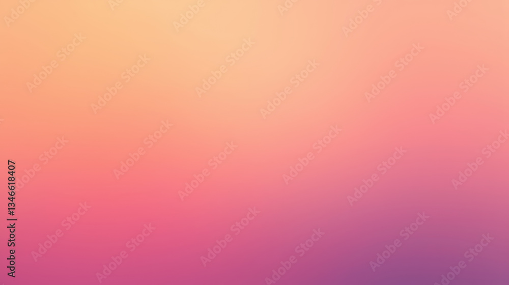 Poster soft gradient background featuring warm hues of pink and orange, creating calming atmosphere. perfec