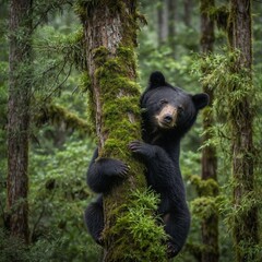 black bear cub