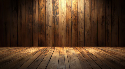 Naklejka premium wood texture background.hardwood floor features smooth planks, creating a natural wood surface and rustic background.