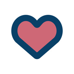 ハートマークのアイコンイラスト