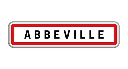 Panneau d'Abbeville, Somme, Hauts-de-France