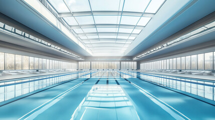 Fototapeta premium modern natatorium