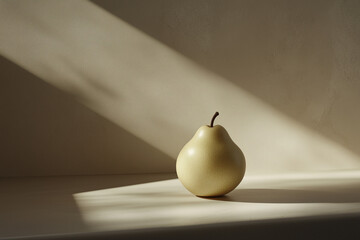 pear on the table