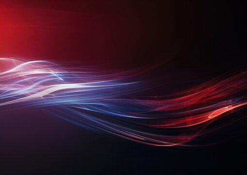 Abstract light trails creating a dynamic and colorful pattern.