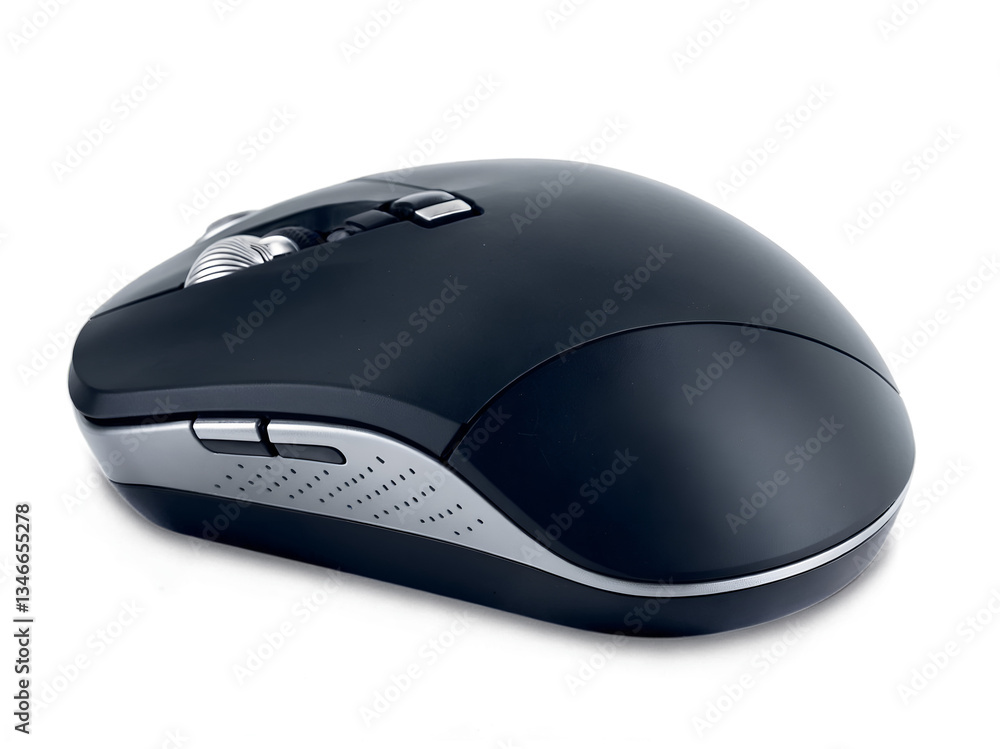 Poster ergonomic wireless mouse with programmable buttons designed for comfort