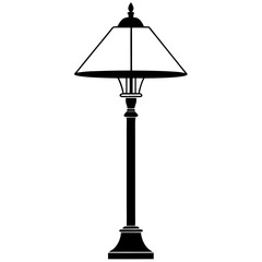 Lamp Silhouette vector