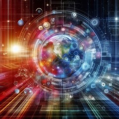 Obraz premium Advancing AI and IoT Integration: Revolutionizing Smart Technologies for Future Innovation 