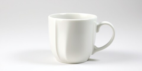 Fototapeta premium Quartz Mug Reveal: Droplet Sheen, Vertical Split, Stale & Fluid Style