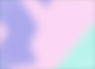 Fototapeta premium Aqua, Pink, and Lavender Mesh Gradient with Grain Background