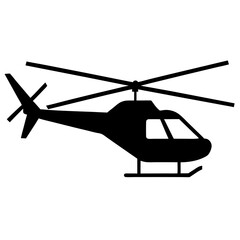 Helicopter Silhouette Vector