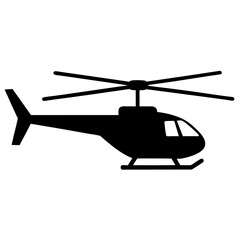 Helicopter Silhouette Vector