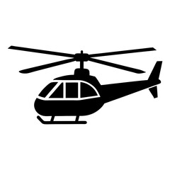 Helicopter Silhouette Vector