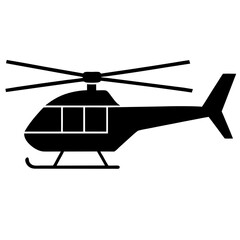 Helicopter Silhouette Vector
