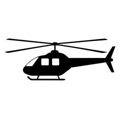 Helicopter Silhouette Vector