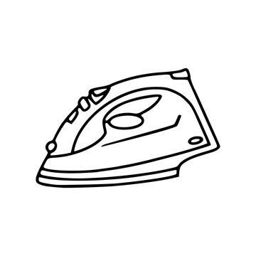 recommend clip art: electric iron line art