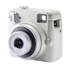 White Instax Mini Camera on transparent background