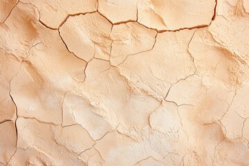 Cracked Earth Texture: Close-up of parched earth reveals intricate cracks across its dry surface, evoking a sense of desolation, climate change.