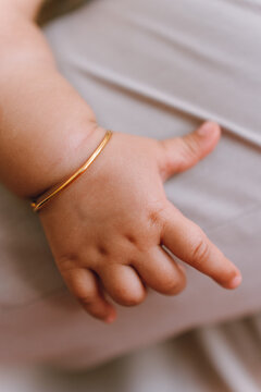 cute chubby baby hand and fingers